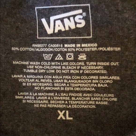 Vans Tee Short XL, new with tags - Picture 5 of 5